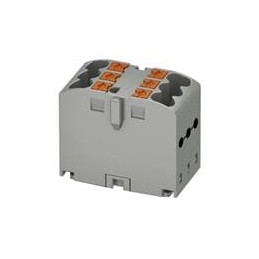 10 pcs : 3273395 - DIN Rail Terminal Blocks PTFIX 6X2,5-G GY 2.5mm2 ADHESIVE MNT
