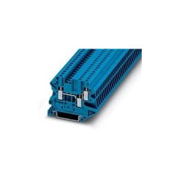10 pcs : 3044526 - DIN Rail Terminal Blocks UT 2.5 TWIN BU 5.2MM 26-12AWG BLUE