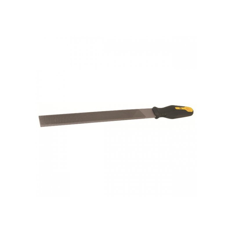 1 pcs - CK 250mm, Bastard, Flat Engineers File With Soft-Grip Handle