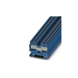 10 pcs : 3211022 - DIN Rail Terminal Blocks PT 2,5/S-QUATTRO BU