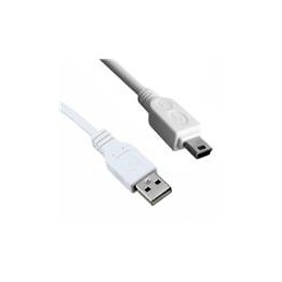 1 pcs : 3021055-03 - USB Cables / IEEE 1394 Cables USB 2.0 M TO M STRAT 3FT CORD WHITE