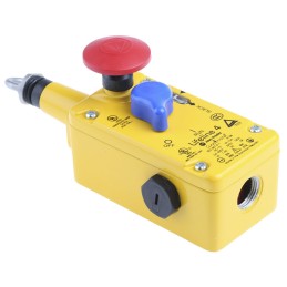 1 pcs - Allen Bradley Guardmaster 440E Cable Switch, 75m, 2NO/2NC, Straight