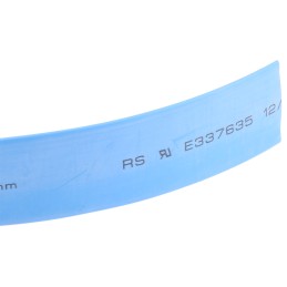 1 Reel of 4 M - RS PRO Heat Shrink Tubing, Blue 12mm Sleeve Dia. x 4m Length 3:1 Ratio