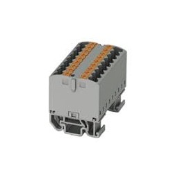 10 pcs : 3274100 - DIN Rail Terminal Blocks PTFIX 6X2,5-NS15A GY 2.5mm2 NS15 DIN HRZ