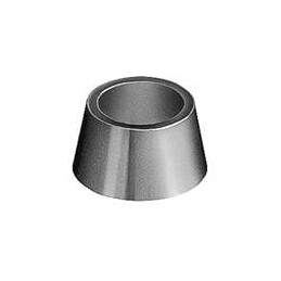 10 pcs : AT512H/3 - Switch Fixings INCH THREAD CONICAL NUT W/ BLACK FINISH