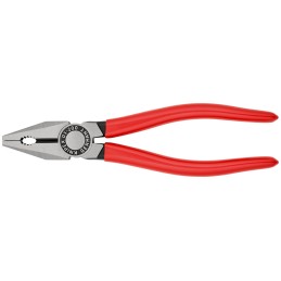 1 pcs - Knipex Combination Pliers, 200 mm Overall, Straight Tip