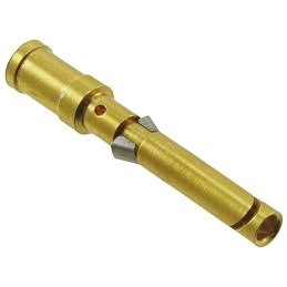 100 pcs - Han Contacts Female 10A Crimp Contact Minimum Wire Size 1.5mm² Maximum Wire Size 1.5mm² for use with Heavy Duty Power