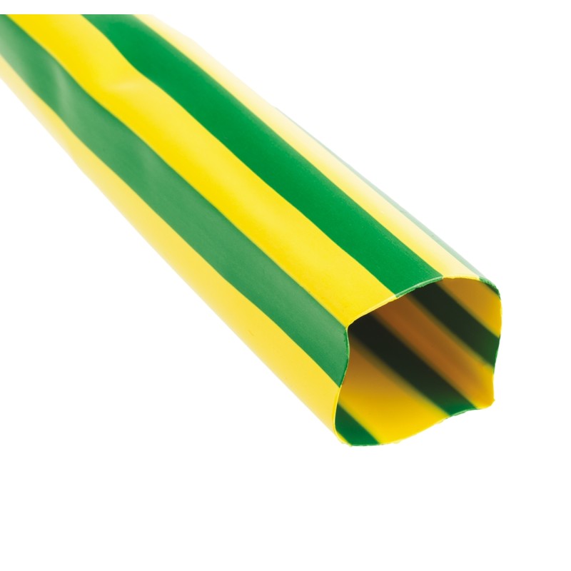 1 pcs - TE Connectivity Heat Shrink Tubing, Green 26mm Sleeve Dia. x 1.5m Length 2:1 Ratio, DCPT Series