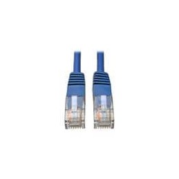 1 pcs : N002-002-BL - Ethernet Cables / Networking Cables 2'Cat5e/Cat5 350MHz RJ45 M/M Blue 2'