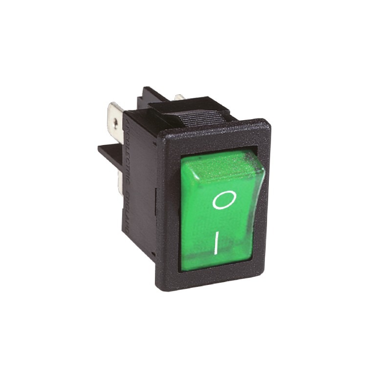 1 pcs - Bulgin, On-Off Rocker Switch Panel Mount