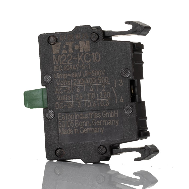 1 pcs - Eaton M22 Series Contact Block for Use with RMQ Titan Series, 500V, 1 NO