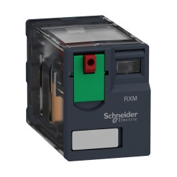 1 pcs - Schneider Electric Plug In Power Relay, 230V ac Coil, 12A Switching Current, DPDT