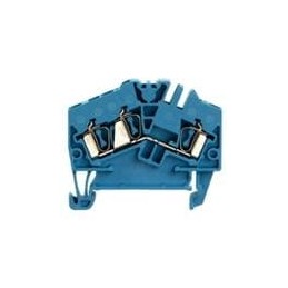 1 pcs : 1706040000 - DIN Rail Terminal Blocks ZDU 2.5-2/3AN BL