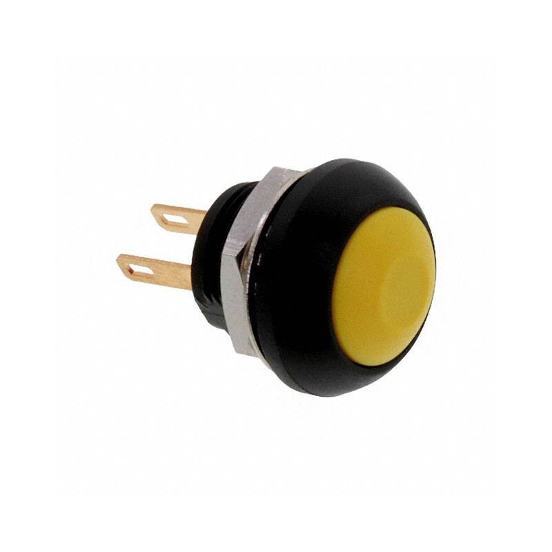 1 pcs - TE Connectivity PB6 Series Push Button Switch, (On)-Off, Panel Mount, SPST - NO, 50 V dc, 125V ac, IP68