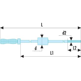 1 pcs - Facom Hand Bearing Puller