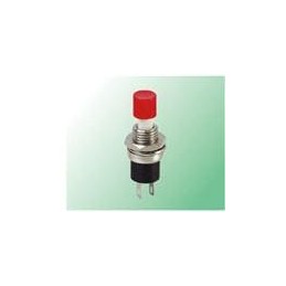 1 pcs : R13-24A-05-BR - Pushbutton Switches SPST OFF-(ON) RED