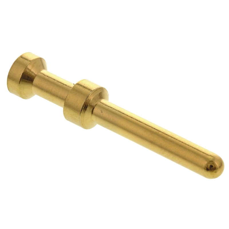 100 pcs - Han E Male 16A Crimp Contact for use with Heavy Duty Power Connector