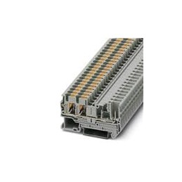 10 pcs : 3212200 - DIN Rail Terminal Blocks PT 4-TWIN/1P