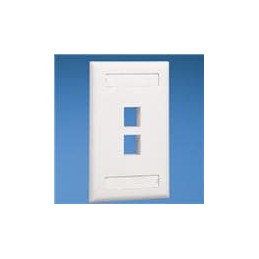 1 pcs : NK2FIGY - Wire Ducting & Raceways FLUSH MNT SCREW ON FACEPLATE W/LABEL