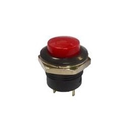 10 pcs : R13-507A-05-BR - Pushbutton Switches SPST OFF-(ON) RED