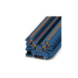 1 pcs : 1079006 - DIN Rail Terminal Blocks Push-In Term Block Blue Quattro