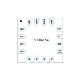 10 pcs : TS30042-M050QFNR - Switching Voltage Regulators 2A 5.0V Current-Mode Sync. Buck Converter