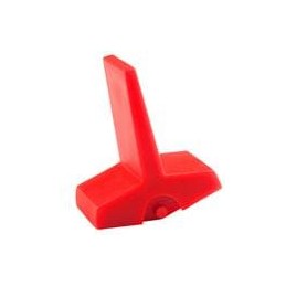 1 pcs : AT4157C - Switch Bezels / Switch Caps .595' WIDE RED PADDL CAP FOR M & P SERIE