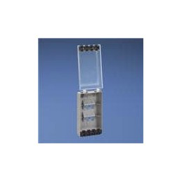 10 pcs : CFP1BL - Wire Ducting & Raceways Faceplate 1 Port Classic Black