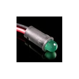 1 pcs : WP1533AA/GD-W152 - LED Panel Mount Indicators Green 568nm 20mcd Diffused Panel Mount