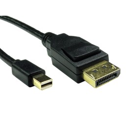 5 pcs - RS PRO Male Mini DisplayPort to Male DisplayPort Cable, 8K, 500mm