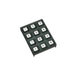 1 pcs : 84BB-0005-A - Switch Bezels / Switch Caps 84S BLK INK/WHT BTN