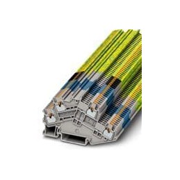 1 pcs : 3214496 - DIN Rail Terminal Blocks PTTBS 1,5/S/2P/ U-OG/O-GN