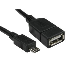 5 pcs - RS PRO Cable, Male USB C to Male Micro USB B Cable, 140mm