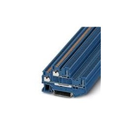 10 pcs : 3212442 - DIN Rail Terminal Blocks PTTB 1,5/S/2P BU