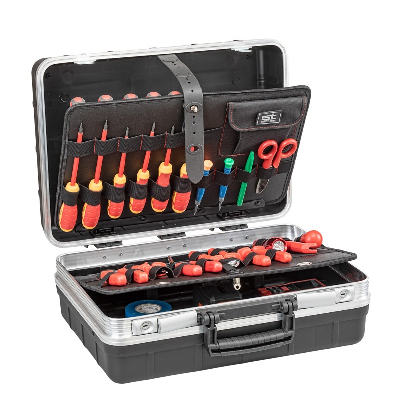 1 pcs - GT Line Aluminium Tool Case, 453 x 190 x 332mm
