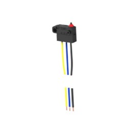 1 pcs - TE Connectivity Pin Plunger Snap Action Micro Switch, Pre-wired Terminal, 0.1A at 48 VDC, 0.1A at 125VAC, SPDT, IP67