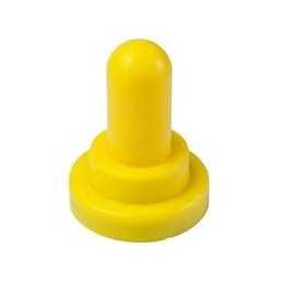 10 pcs : AT402E - Switch Fixings YELLOW SPLASHPROOF BOOT