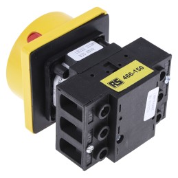 1 pcs - RS PRO 3P Pole Panel Mount Isolator Switch - 32A Maximum Current, 11kW Power Rating, IP65
