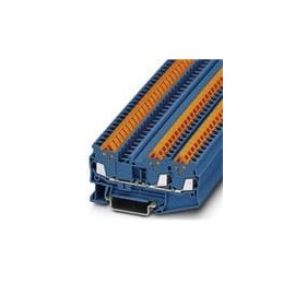 1 pcs : 3205051 - DIN Rail Terminal Blocks QTC 1.5 TWIN BU