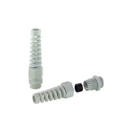 1 pcs : 12002210 - Cable Glands, Strain Reliefs & Cord Grips Metric cable glands with anti-kink protection MBFK, polyamide, ligh