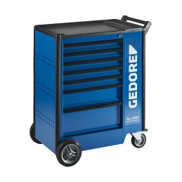 1 pcs - Gedore 7 drawer ABS Wheeled Tool Chest, 985mm x 775mm x 475mm