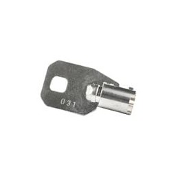 10 pcs : AT4152-031 - Switch Fixings TUBULAR KEY 031 FOR CKL KEYLOCKS