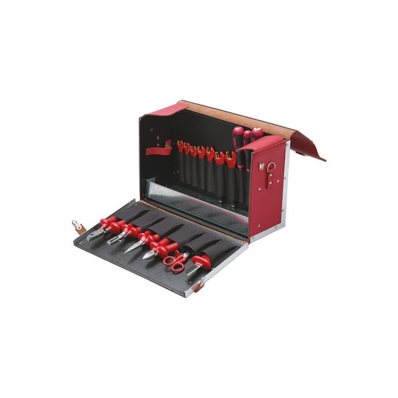 1 pcs - Bahco 19 Piece Electricians Tool Kit with Case, VDE Approved