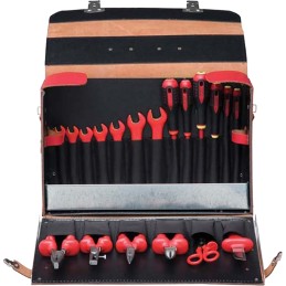 1 pcs - Bahco 19 Piece Electricians Tool Kit with Case, VDE Approved