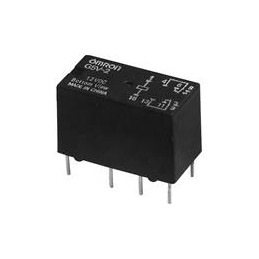 1 pcs : G5V-2-H1-DC24 - Low Signal Relays - PCB ThruHole Hi-Sens DPDT 24DC 200mW Seal