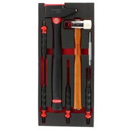 1 pcs - Facom 7 Piece Maintenance Tool Kit with Foam Inlay