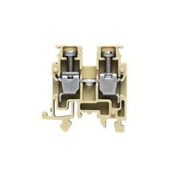 1 pcs : 0697160000 - DIN Rail Terminal Blocks AKZ 2.5,W/SPIGOT BG