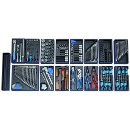 1 pcs - Gedore 208 Piece Maintenance Tool Kit with Trolley
