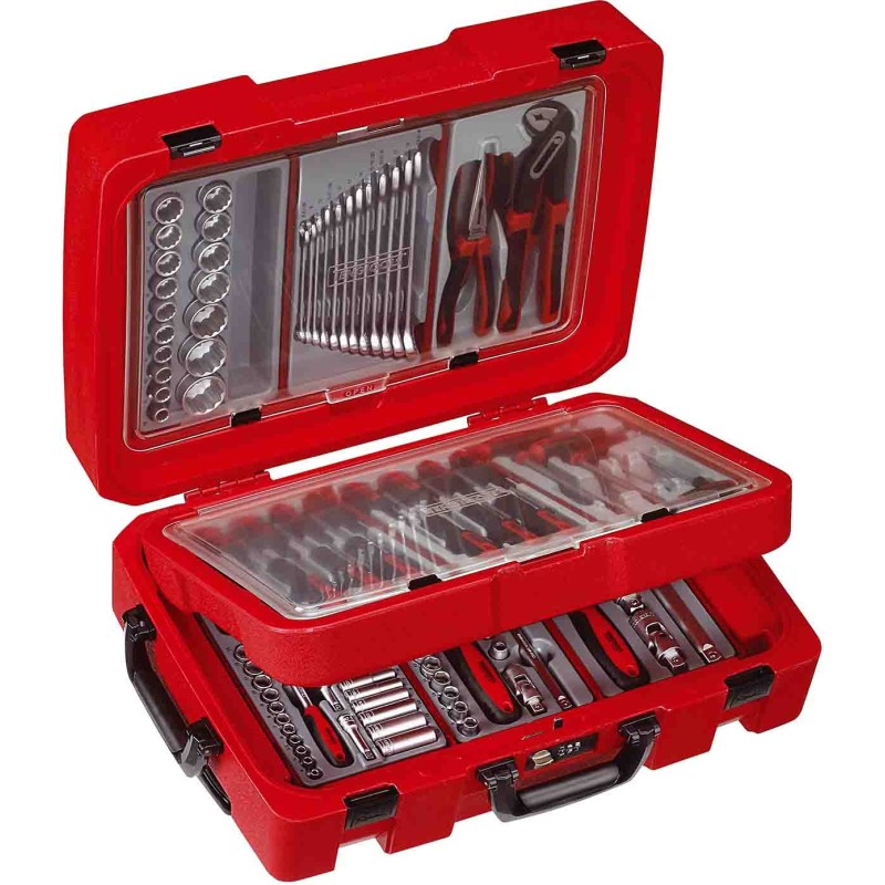 1 pcs - Teng Tools 113 Piece Automotive Tool Kit with Case