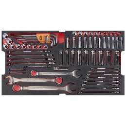 1 pcs - Bahco 240 Piece Mechanical Tool Kit with Box